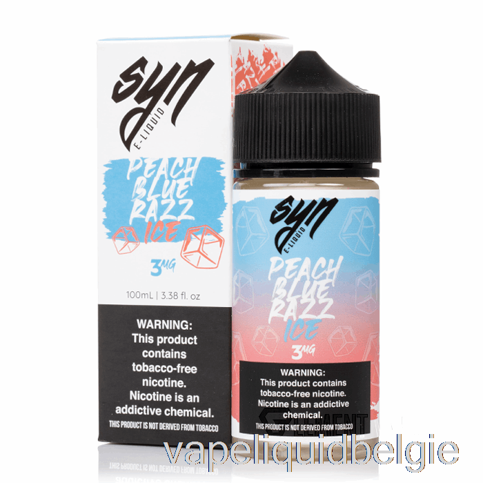 Vape Vloeistof Ijs Perzik Blauw Razz - Syn Vloeistoffen - 100ml 6mg